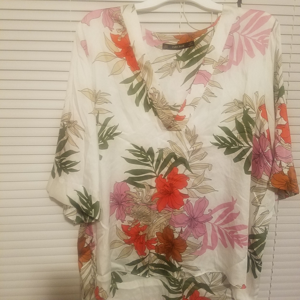 Floral zara blouse